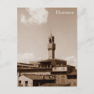 Der Blick auf Florenz Postkarte