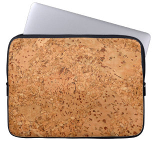 Der Blick des Macadamia-Korken-Knoten-Holz-Kornes Laptopschutzhülle