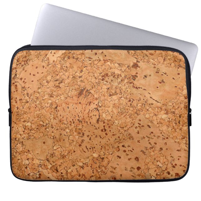 Der Blick des Macadamia-Korken-Knoten-Holz-Kornes Laptopschutzhülle (Vorderseite)