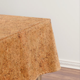 Der Blick des Macadamia-Korken-Knoten-Holz-Kornes Tischdecke
