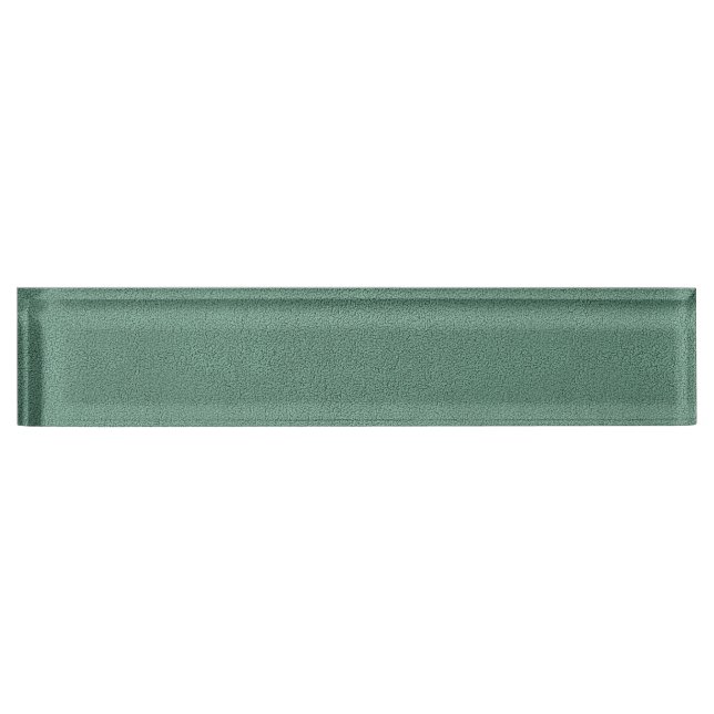 Der Blick gemütlich Jade-Grün-der aquamarinen Namensplakette (Vorderseite)