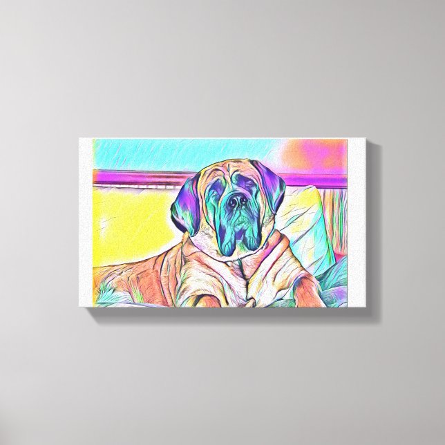 Der Blick Leinwanddruck (Vorderseite)