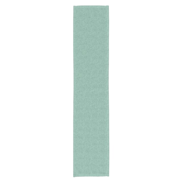 Der Blick Seafoam der blauen Kurzer Tischläufer (Vorderseite)