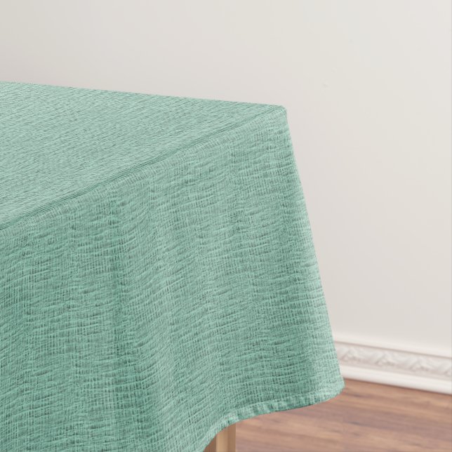 Der Blick Seafoam der blauen Tischdecke (Beispiel)