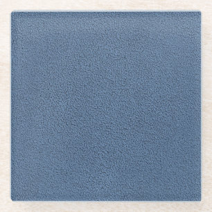 Der Blick von gemütlich Slate blaue Glasuntersetzer