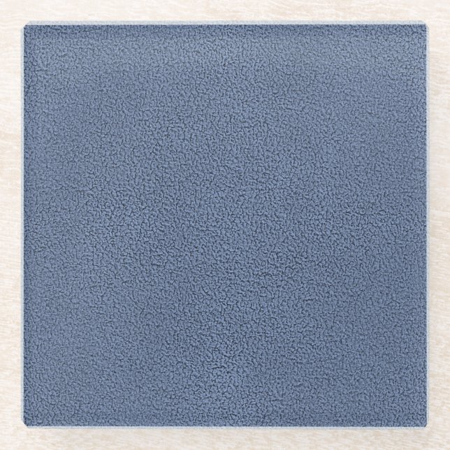 Der Blick von gemütlich Slate blaue Glasuntersetzer (Vorderseite)