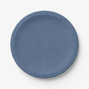 Der Blick von gemütlich Slate blaue Pappteller