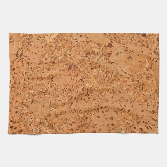 Der Blick von Macadamia Cork Burl Wood Grain Küchentuch (Horizontal)