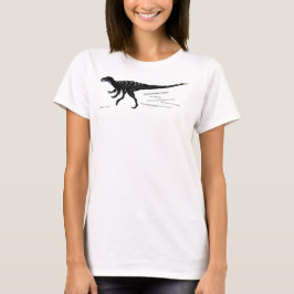 Der Blitz-Greifer-Dinosaurier-Shirt der Frauen T-Shirt