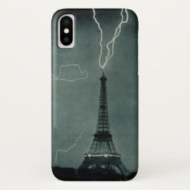 Der Blitz trifft auf den Eiffelturm Case-Mate iPhone Hülle