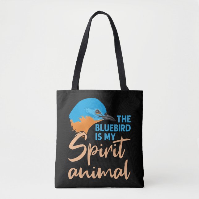 Der Bluebird ist mein Geisttier Tasche (Vorderseite)