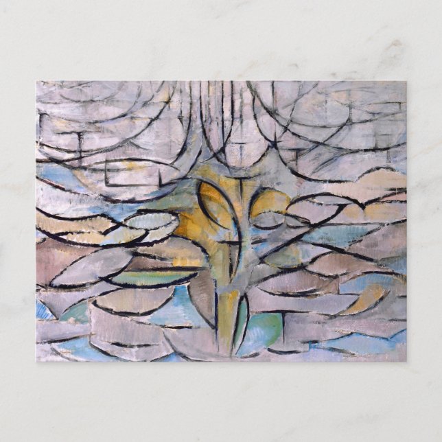 Der blühende Apfelbaum - Piet Mondrian - Postkarte (Vorderseite)