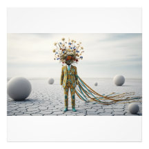 Der blühende Geist: Surrealistische Blumenwüsten-O