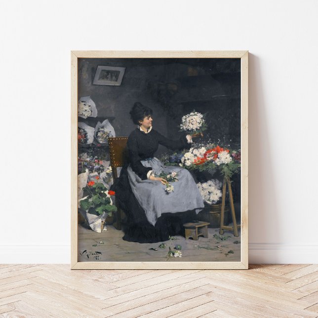 Der Blume-Händler | Victor Gabriel Gilbert Poster (Von Creator hochgeladen)
