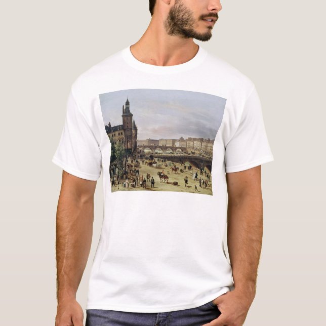 Der Blumen-Markt, 1832 T-Shirt (Vorderseite)