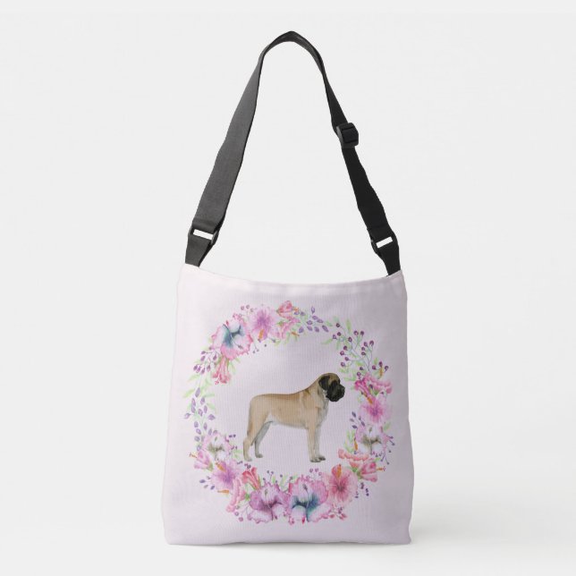 Der Blumen Mastiff kreuzen vorbei Tasche oder (Vorderseite)
