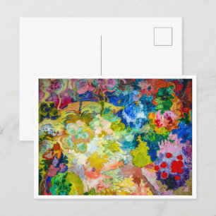 Der Blumengarten   Carl Lohse   Postkarte