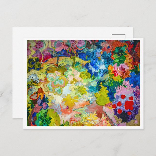 Der Blumengarten | Carl Lohse | Postkarte (Vorne/Hinten)