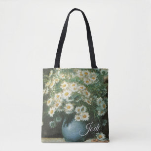 Der Blumenstrauß der Gänseblümchen durch Tasche