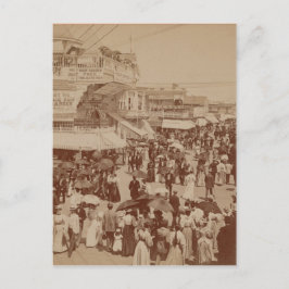 Der Boardwalk in der atlantischen Stadt Postkarte