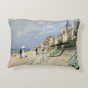 Der Boardwalk von Claude Monet in Trouville Dekokissen