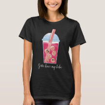 Der Boba der Spaß-Frauen grundlegender T - Shirt