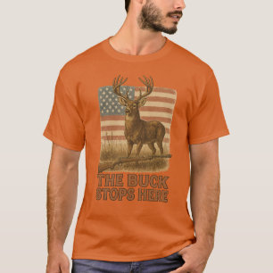 Der Bock Hält Hier – Patriotische Hirschjagd (2) T-Shirt