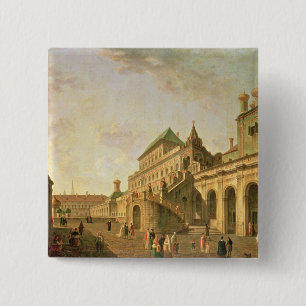 Der Boden des Boyars im Moskau der Kreml, 1801 Button