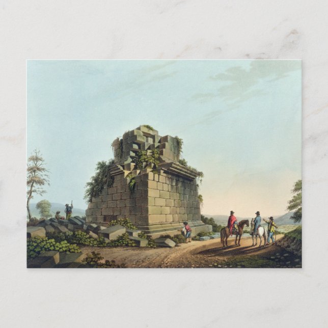Der Boden einer Koloralsäule bei Syrakus, Platte Postkarte (Vorderseite)