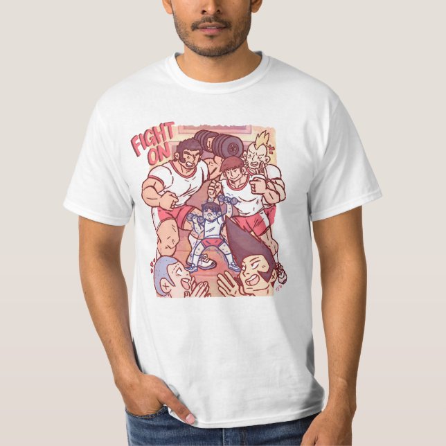 " Der Body Improvement Club!" T-Shirt (Vorderseite)