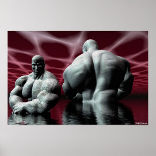 der Bodybuilder Poster