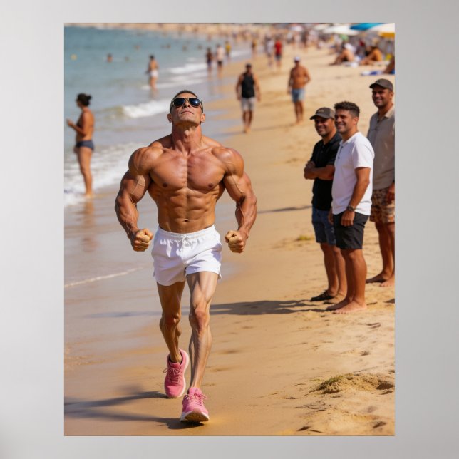 Der Bodybuilder Poster (Vorne)