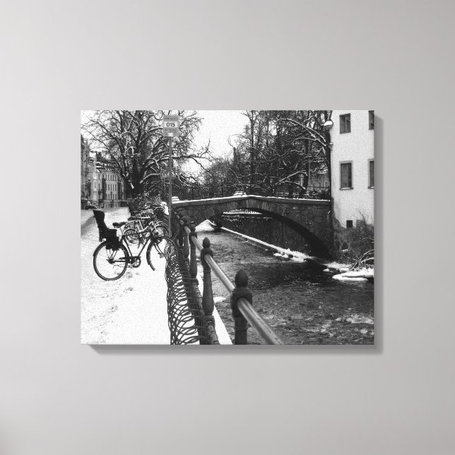 Der Bogengang der Brücke Leinwanddruck (Vorderseite)
