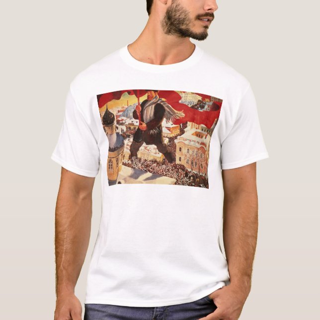 Der Bolschewik, 1920 T-Shirt (Vorderseite)