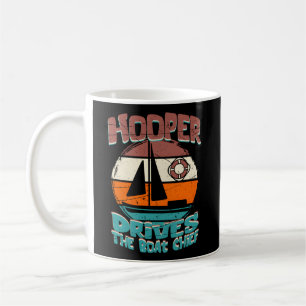 Der Bootsführer wird von Hooper angetrieben Kaffeetasse
