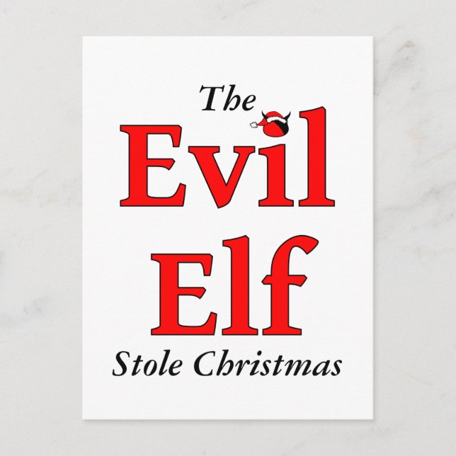 Der böse Elf stahl Weihnachten (Vorderseite)