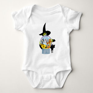Der böse Hexen Kristallkugel Halloween Baby Strampler