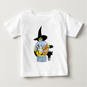 Der böse Hexen Kristallkugel Halloween Baby T-shirt