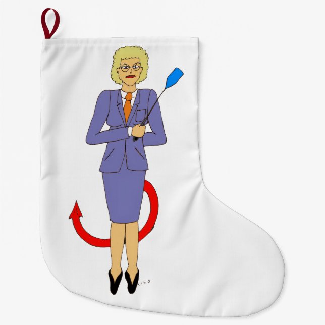 Der böse Lehrer Großer Weihnachtsstrumpf (Vorderseite)