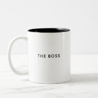Der Boss | Funny Custom Coffee Tasse