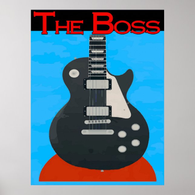 Der Boss, Gitarre Poster (Vorne)