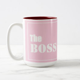 Der Boss-Tasse-Cup Zweifarbige Tasse