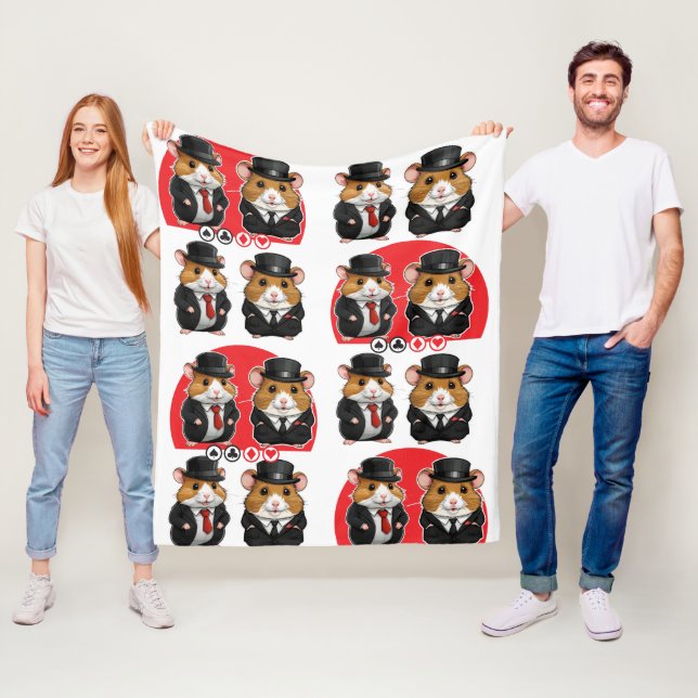 Der Bosses Hamster Fleecedecke (Beispiel)