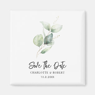 Der botanische Eukalyptus Keepake Save the Date Magnet