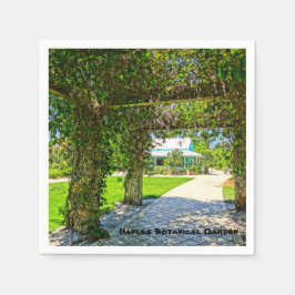 Der Botanische Garten der Königin Neapel, Florida Serviette
