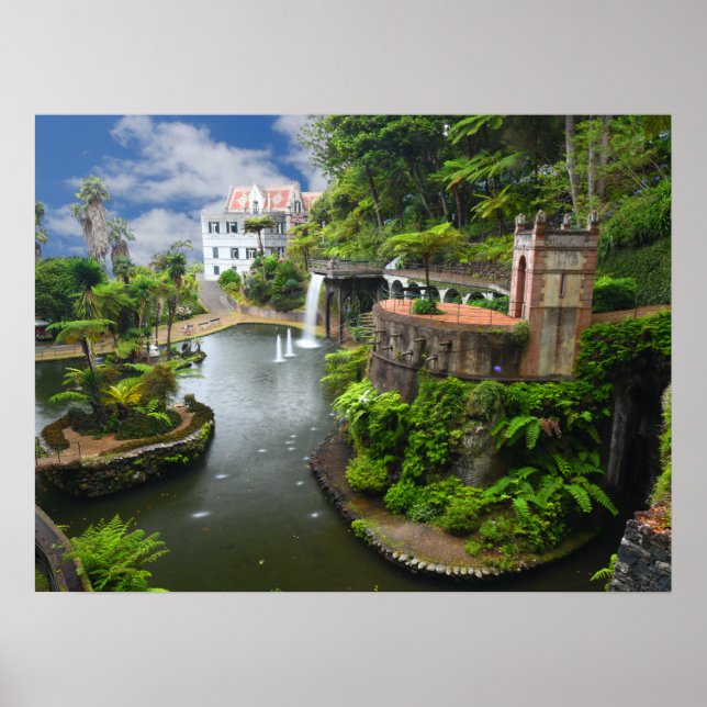 Der Botanische Garten von Real Portugal - Madeira Poster (Vorne)