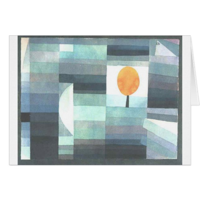 Der Bote des Herbstes durch Paul Klee (Vorderseite (Horizontal))