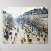Der Boulevard Montmartre 1897 von Camille Pissarro