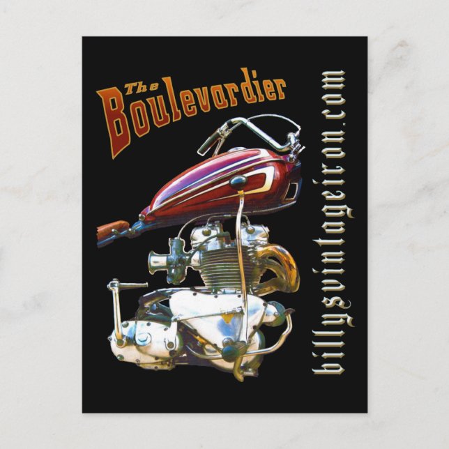 Der Boulevard Postkarte (Vorderseite)