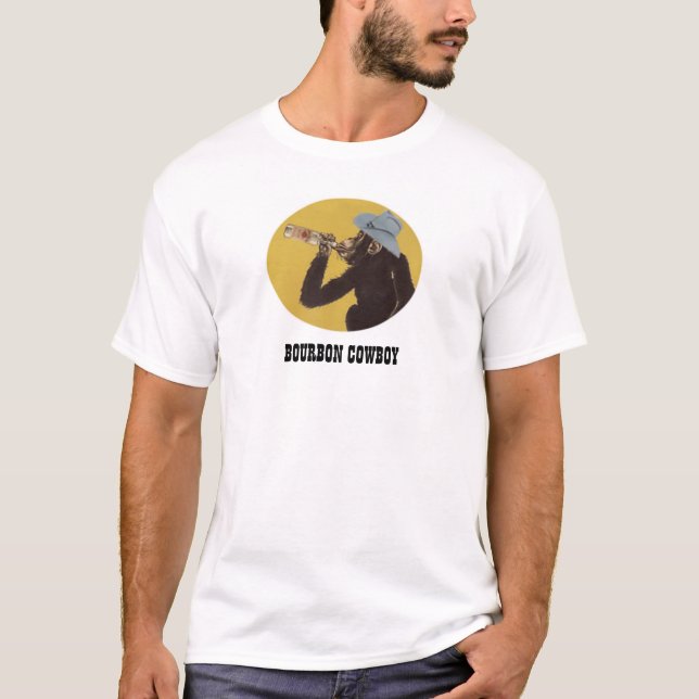 DER BOURBON-COWBOY T-Shirt (Vorderseite)